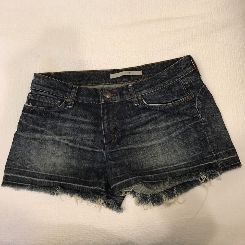 Joe’s cut off shorts.